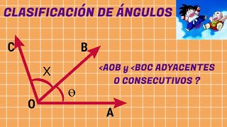 Diferencia entre ángulos adyacentes y consecutivos [upl. by Glimp737]