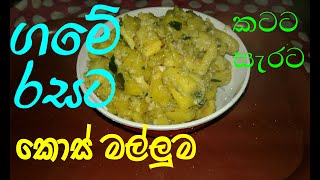 Kos Mallum  කොස් මැල්ලුම්  jack fruit mallum  Kos Mallum recipe [upl. by Yuu]