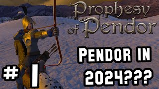 Pendor in 2024  Mount amp Blade Warband Prophesy of Pendor  New Game  Part 1 [upl. by Sidnak]