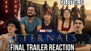 ETERNALS FINAL TRAILER REACTION  Marvel Studios  MaJeliv Reactions  Celestials The Emergence [upl. by Vernon]