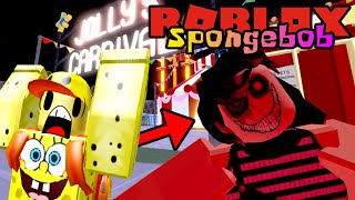 SPONGEBOB PERGI KE PASAR MALAM BERHANTU 🎪🤡  Roblox Spongebob Indonesia [upl. by Neyu597]