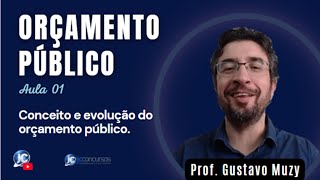 ORÇAMENTO PÚBLICO  Aula 01  Conceito e evolução do orçamento público [upl. by Gwennie]