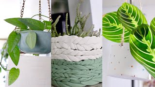 DIY Clay Hanging Plant Pots EASY  DIY Easy Planters with Clay [upl. by Dot]