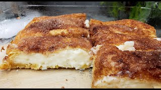 SOPAPILLA CHEESECAKE  Crescent Roll Dessert Recipe  Bake With Me [upl. by Fujio]