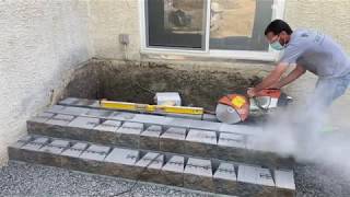 The Proper Way to Install a Paver Step [upl. by Ardnauq409]