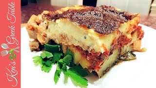 How To Make Moussaka  No Fry Light Moussaka Recipe [upl. by Annaya585]