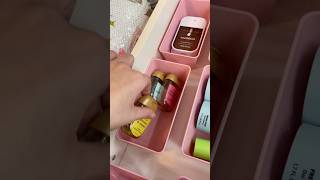 Organizing my new vanity Rae music makeup skincare grwm [upl. by Afinom641]