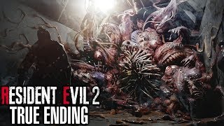 Resident Evil 2 Remake 2nd Run Ending  TRUE SECRET ENDING [upl. by Dag]