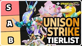 NEW Unison Strike Pokemon Unite TIER LIST [upl. by Olympe]