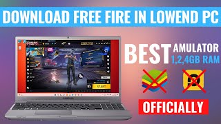 how to download free fire max in lowend laptop or pc  free fire kaise download kare 2gb ram pc mei [upl. by Loyce367]