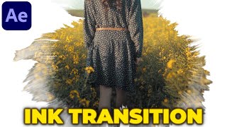 Ink Transition Tutorial in After Effects  Ink Splash Effect [upl. by Ecidnak]