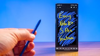 Everything the Note 10 S Pen Can Do [upl. by Ihcelek985]