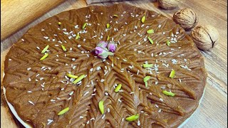 How to make Iranian saffron halva  halva recipe [upl. by Ytinav]