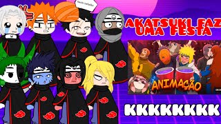 Akatsuki react AKATSUKI FAZ UMA FESTA 3  O INÍCIO DO CAOS 💥 PARTE 2 •VOICE MAKERS• [upl. by Farmer]