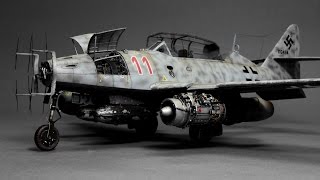 Messerschmitt Me262 Nightfighter Hobby Boss 148  ww2 aircraft model [upl. by Egwin]