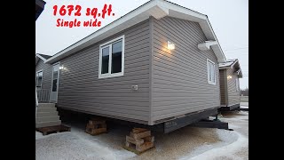 ML3 Mobile Home Tour 22ft x 76 ft 1672 sqft single wide [upl. by Fae]