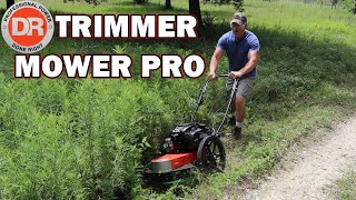 DR trimmer mower pro review [upl. by Euqirat493]