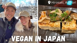 Vegan in Japan  Travel Vlog Mt Iwaki Aomori [upl. by Ecyt]