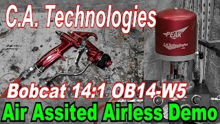 CA Technologies Air Assisted Airless Demo [upl. by Nesahc]