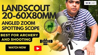 LandScout 2060x80mm Spotting Scope Review Perfect for Birdwatching amp Nature Watching [upl. by Lyndell491]