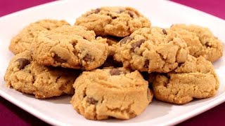 No Flour Peanut Butter Chocolate Chip Cookies Recipe  Amy Lynns Kitchen [upl. by Keraj]