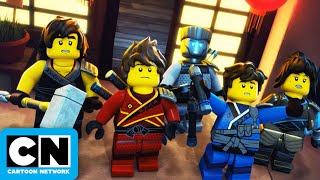 The Ninjas Epic Battle with Colossi  Ninjago  Cartoon Network [upl. by Hankins]