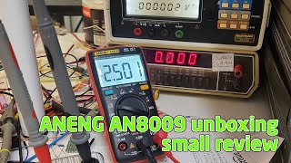 Aneng AN8009 unboxing basic test [upl. by Belayneh662]