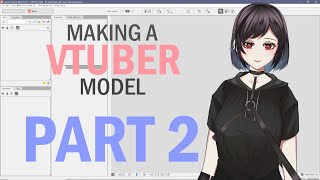 Making A Vtuber Model From Start to Finish Part 2  Live 2D [upl. by Singhal441]