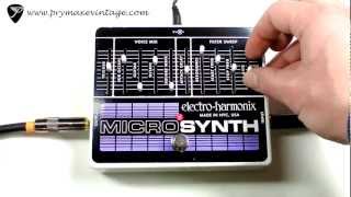 ElectroHarmonix MicroSynth Synthesizer [upl. by Yneffit529]