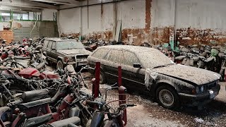 Abandoned BMW Dealership Tour  BMWs Alfa Romeo Jeep NSU Bikes [upl. by Mir410]