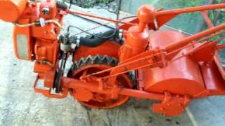 How to start a howard bantam rotovator cultivator villiers engine [upl. by Neenad]