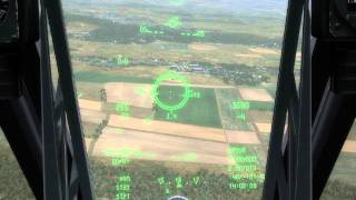 DCS A10C Gun Runs with Snap View Guide [upl. by Ahsiekar77]