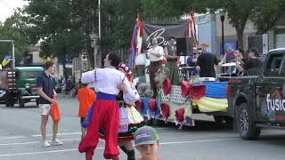 Budmo Band in Dauphin Ukrainian Parade 2024 [upl. by Eenal]