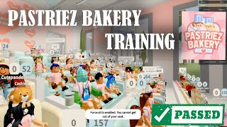 PASTRIEZ BAKERY TRAINING Trainee  Cashier [upl. by Fortune424]