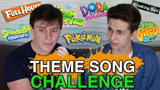 Theme Song Challenge w Thomas Sanders [upl. by Amlas620]