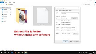 How to Unzip amp Unrar Files without Installing any Software [upl. by Aynekal]