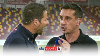 quotLook at me when Im talking to youquot 😳  Neville amp Redknapp get HEATED [upl. by Joey]