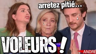 Marine Le Pen  Marine Tondelier NFP DÉTRUIT ce député RN [upl. by Dnalyk]