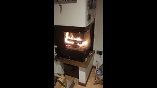 DIY Termocamino autocostruitoDIY Selfmade thermofireplace [upl. by Aleel]