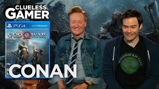 Clueless Gamer quotGod Of Warquot With Bill Hader  CONAN on TBS [upl. by Hebert101]