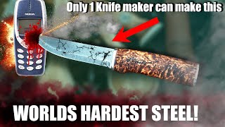 Worlds HARDEST knife Beating super steels Roselli RW200L [upl. by Wulfe180]