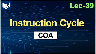 Instruction cycle in Computer Organization  COA  Lec39  Bhanu Priya [upl. by Pierette]