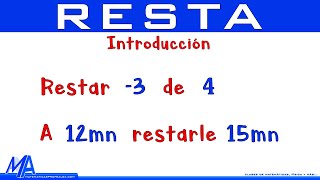 Resta de expresiones algebraicas  Introducción [upl. by Cohl604]