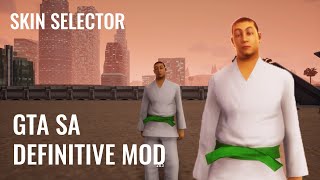 Skin Selector  GTA SA The Definitive Edition [upl. by Ladd]