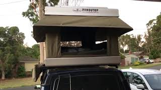 BunduTec  BunduTop  Electric roof top tent with solar panels review [upl. by Torray]