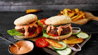 Quinoa Lentil Burgers Vegan and GlutenFree Veggie Burger [upl. by Paulo]