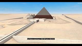 DIGITAL GIZA Giza 3D  Tour of the Menkaure Pyramid Complex [upl. by Shurlocke]