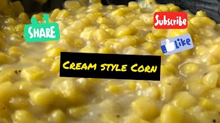 Home Style Creamed Corn Recipe [upl. by Wurst]