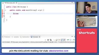 While Loop Java Tutorial 37 [upl. by Munn]