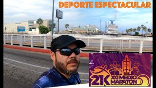 XXI Medio Maraton Ensenada 2024  DEPORTE ESPECTACULAR [upl. by Ecnadnak224]